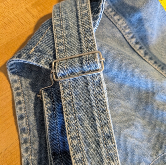 Free People Denim Overall Minidress - Picture 5 of 9